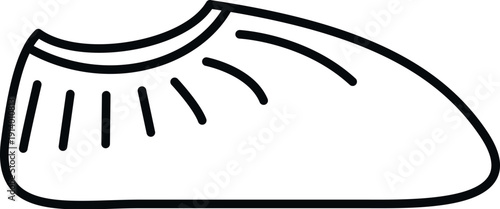 Disposable shoe cover protecting footwear, maintaining sterility in various environments