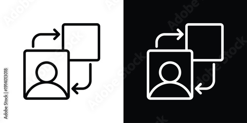 Transition Icon Sheet Black And White