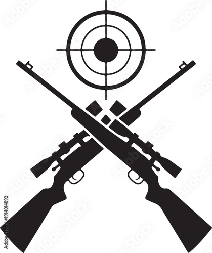 Hunting shotguns with target