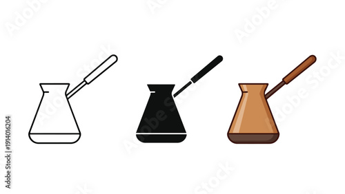 Laboratory flasks icon set flat design vector illustration - Flat Design Icon. line icon set - Icon vector - Blue icon vector. Clipart. Icon collection - Line and glyph solid icon and logo template