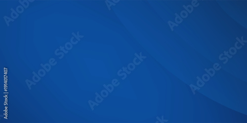 Abstract blue glowing geometric lines on dark blue background. Modern shiny blue circle lines pattern