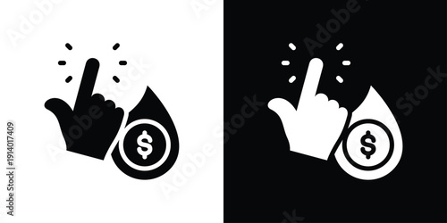 Liquidity Icon Sheet Black And White