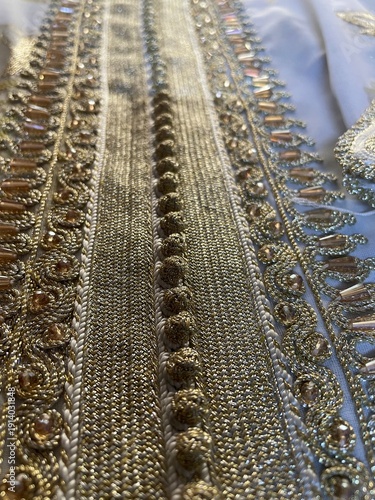 Moroccan jellaba Embroidery Details. women clothing.	