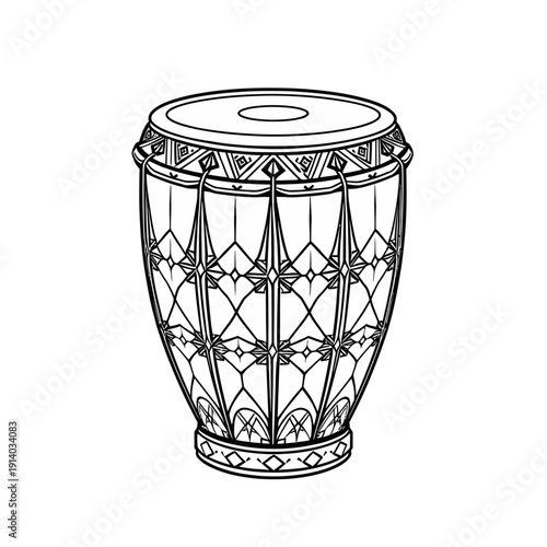 Djembe Drum Illustration