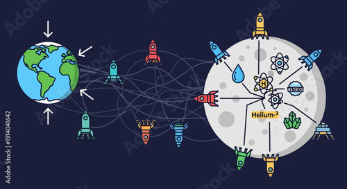 Space Exploration and Rocket Launches to the Moon