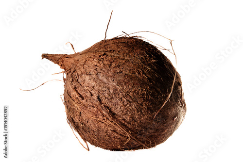 Coconut isolated with white background