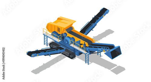Heavy Machinery Equipment for Construction and Mining Industry.