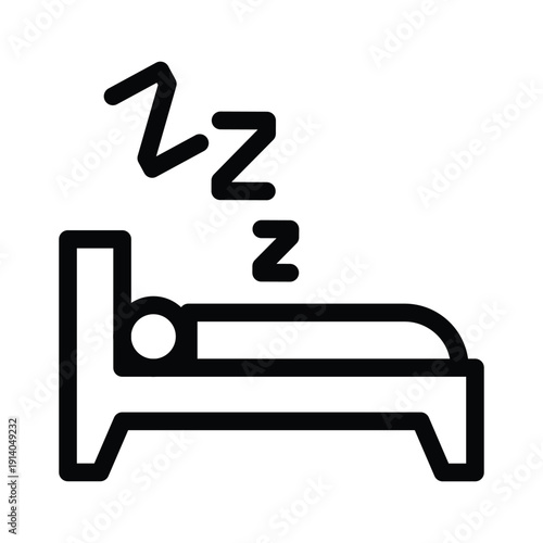 rest outline icon vector design good for web or mobile app