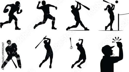 Sports Brand Icon Set Vector Pack Premium Sports Icons for Logo and Apparel