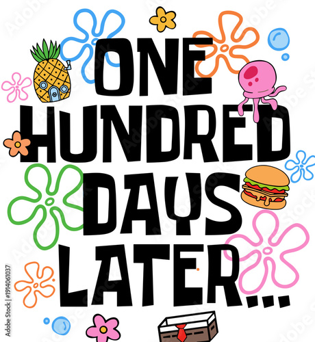 One Hundred Days Later 100 Days Of School Svg