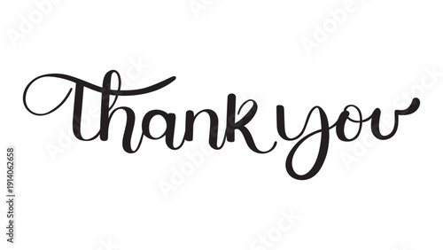Thank you!. THANK YOU vector cute lettering hand drawn. Illustration Thank You letter postcard. 