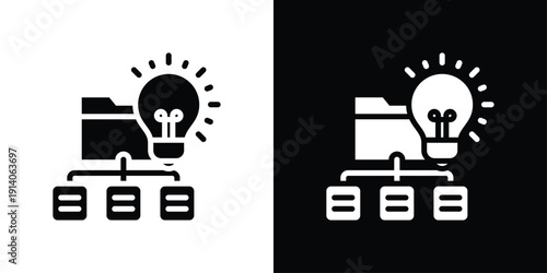 Enrichment Icon Sheet Black And White