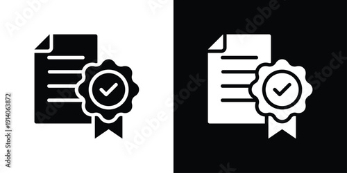 Data Quality Icon Sheet Black And White