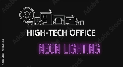 Minimalist neon sign displays 