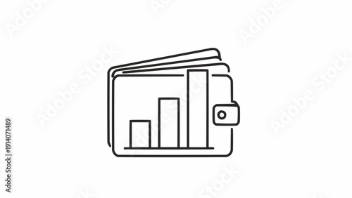 Financial wallet with money inside.