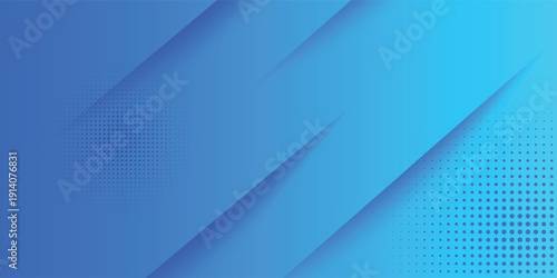 Abstract blue background with diagonal lines. Dynamic shapes composition. Vector illustration