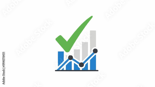 Green Check Mark on Graphs.