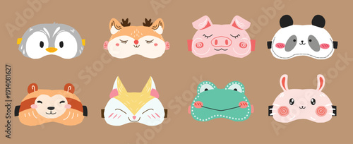  delightful set of sleep eyemasks designed in the shape