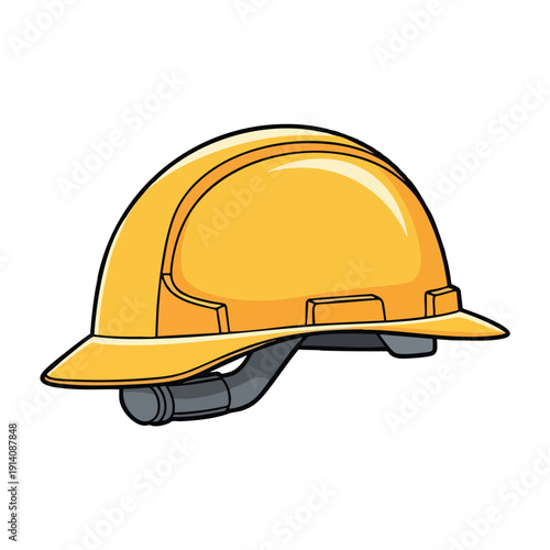 Yellow Hard Hat for Construction Safety