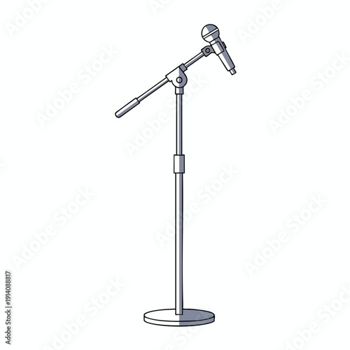 Microphone Stand for Public Speaking or Recording