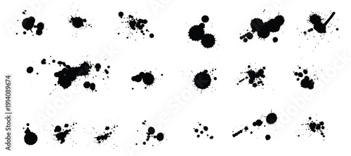 Set of grunge vector illustration