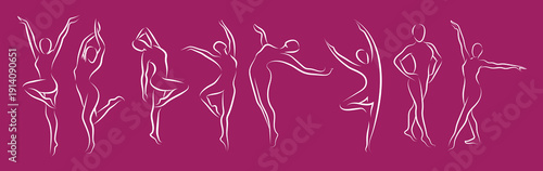 Slimming Logo Line Vector