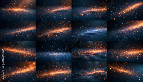 Wallpaper Mural Collection of stardust particles for background use Torontodigital.ca