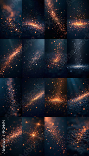 Wallpaper Mural Collection of stardust particles for background use Torontodigital.ca