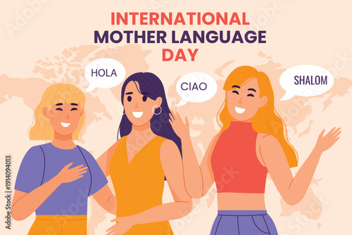 International Mother Language Day | Celebrate Linguistic Diversity, Cultural Heritage and Multilingual Education, Global Unity, Native Language Preservation, Communication, Identity and Awareness Worl