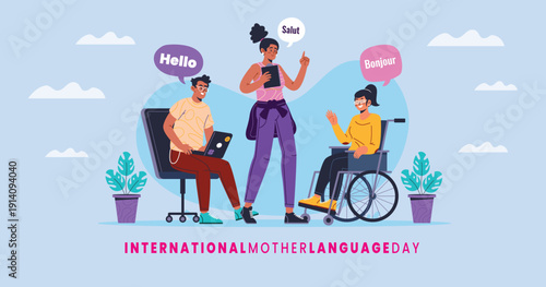 International Mother Language Day | Celebrate Linguistic Diversity, Cultural Heritage and Multilingual Education, Global Unity, Native Language Preservation, Communication, Identity and Awareness Worl
