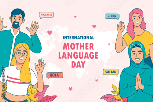 International Mother Language Day | Celebrate Linguistic Diversity, Cultural Heritage and Multilingual Education, Global Unity, Native Language Preservation, Communication, Identity and Awareness Worl