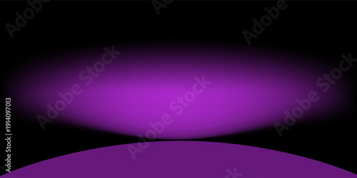 Abstract gradient podium background. Violet, purple and lilac empty 3d studio backdrop. Clean scene for product presentation mockup template. Vector illustration.