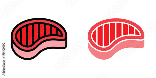 Meat icon design template