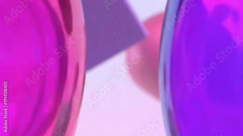 colorful glass bottles