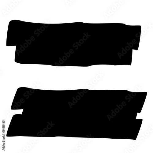 grunge banners with grunge effect transparent background 