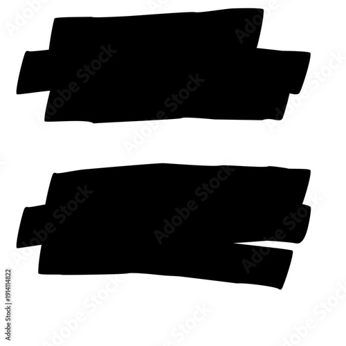 grunge banners with grunge effect transparent background 