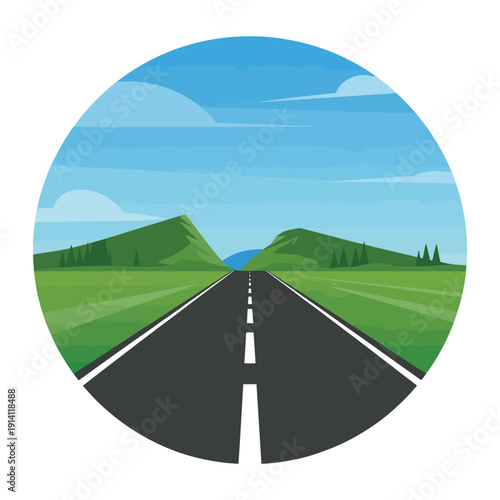 road in the mountains