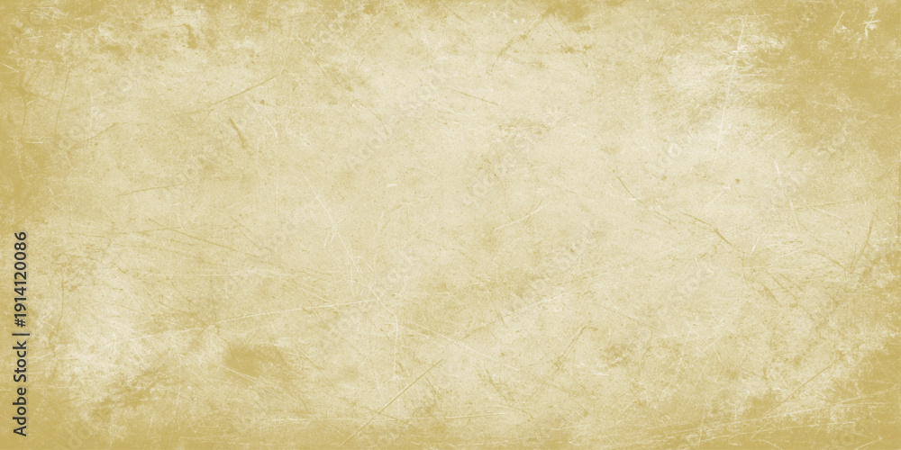 Obraz premium Vintage beige scratched paper texture background surface