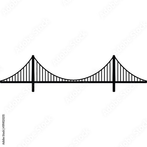 bridge vector illustration