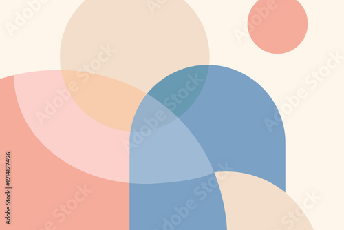 Φωτογραφία Vector abstract creative background in minimal trendy style.