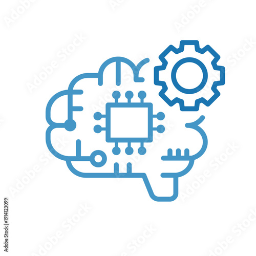 AI設定 ギア連携 脳チップアイコン カラー