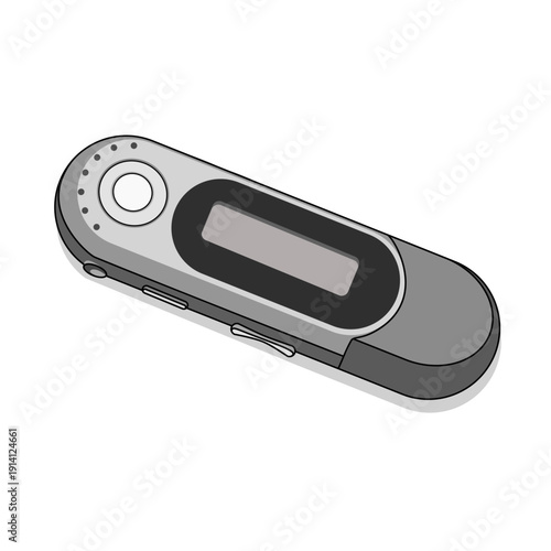 an mp3 digital audio music player with a screen on it.portable simple Music player 