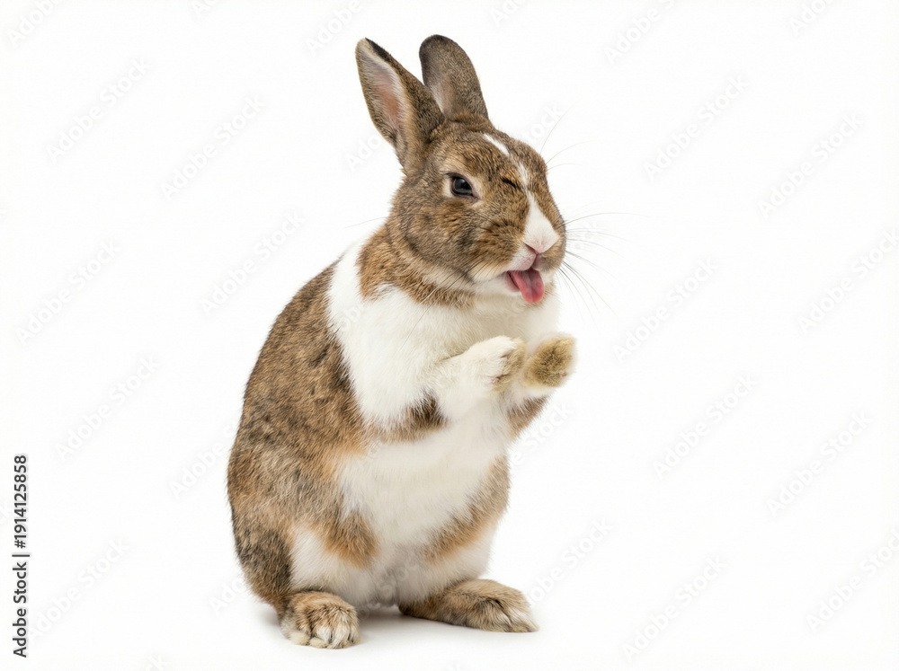 Fototapeta premium playful bunny, rabbit