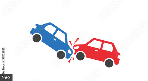 Car Crash Collision Icon