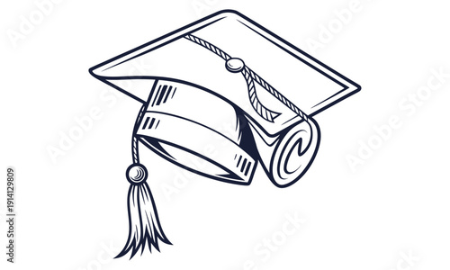 graduation tassel vector design bundle