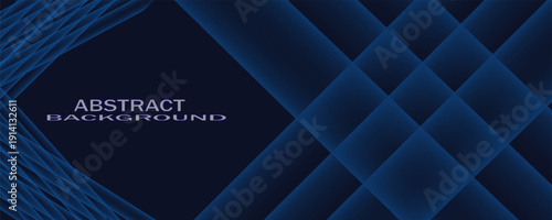 Blue black abstract background geometry shine and layer element vector for presentation design. Suit for business, corporate, institution, party, festive, seminar, and talks