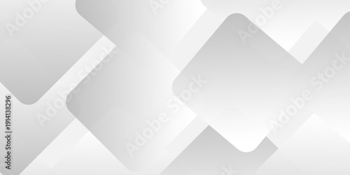Modern elegant white gray banner background with creative design and shiny lines.Abstract white and grey triangle overlay texture background.white and grey glossy squares abstract tech banner design.	