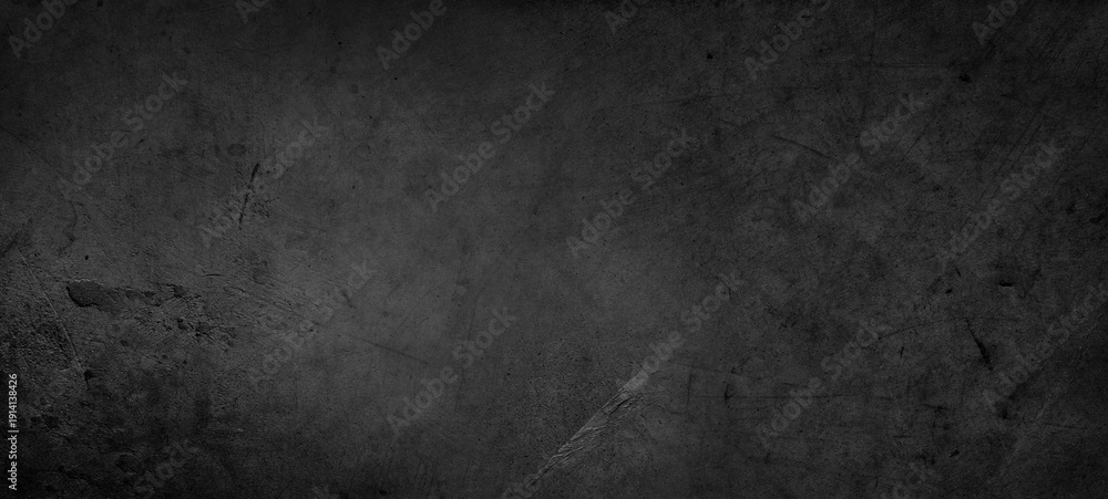 Obraz premium Dark grey textured concrete wall background