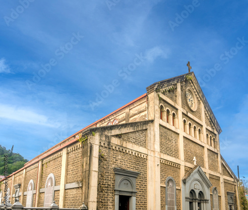 Obraz na plátně Minor Basilica of the Immaculate Conception, Derek Walcott Square, Castries, Sai