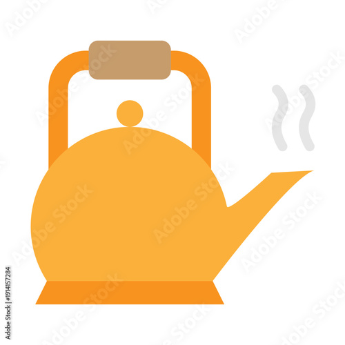 Kettle Vector Flat Icon Design